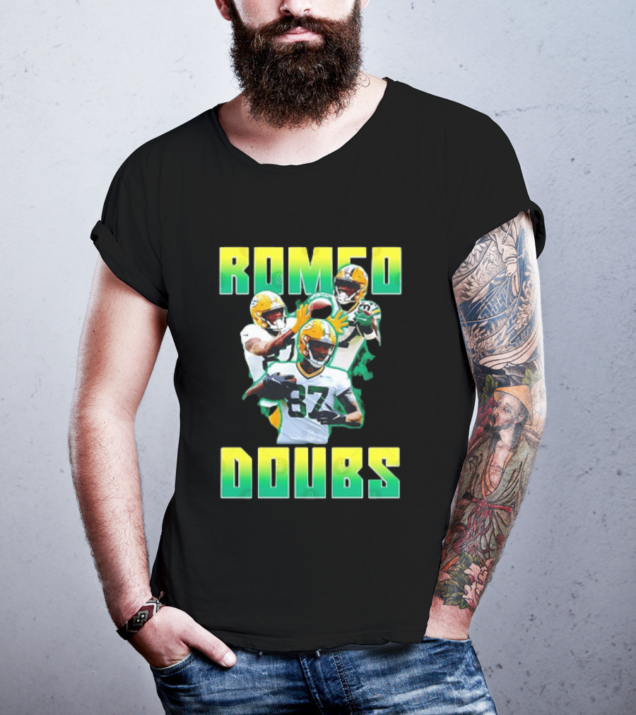 Green Bay Packers Football Romeo Doubs 87 Packers T-Shirt