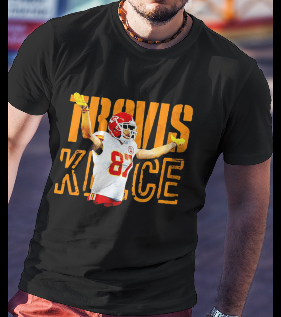 Travis Kelce 87 Kansas City Chiefs Football T-Shirt