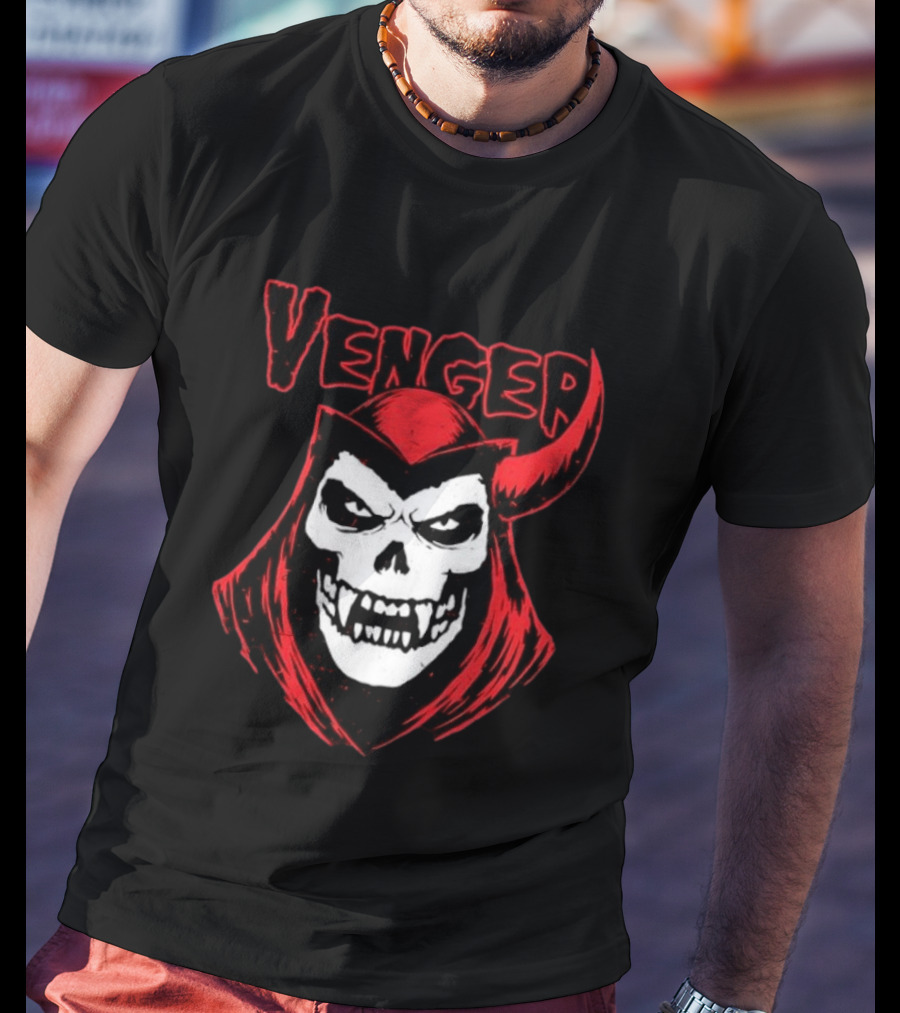 Venger Dungeons And Dragons Evil Villain Skull T-Shirt