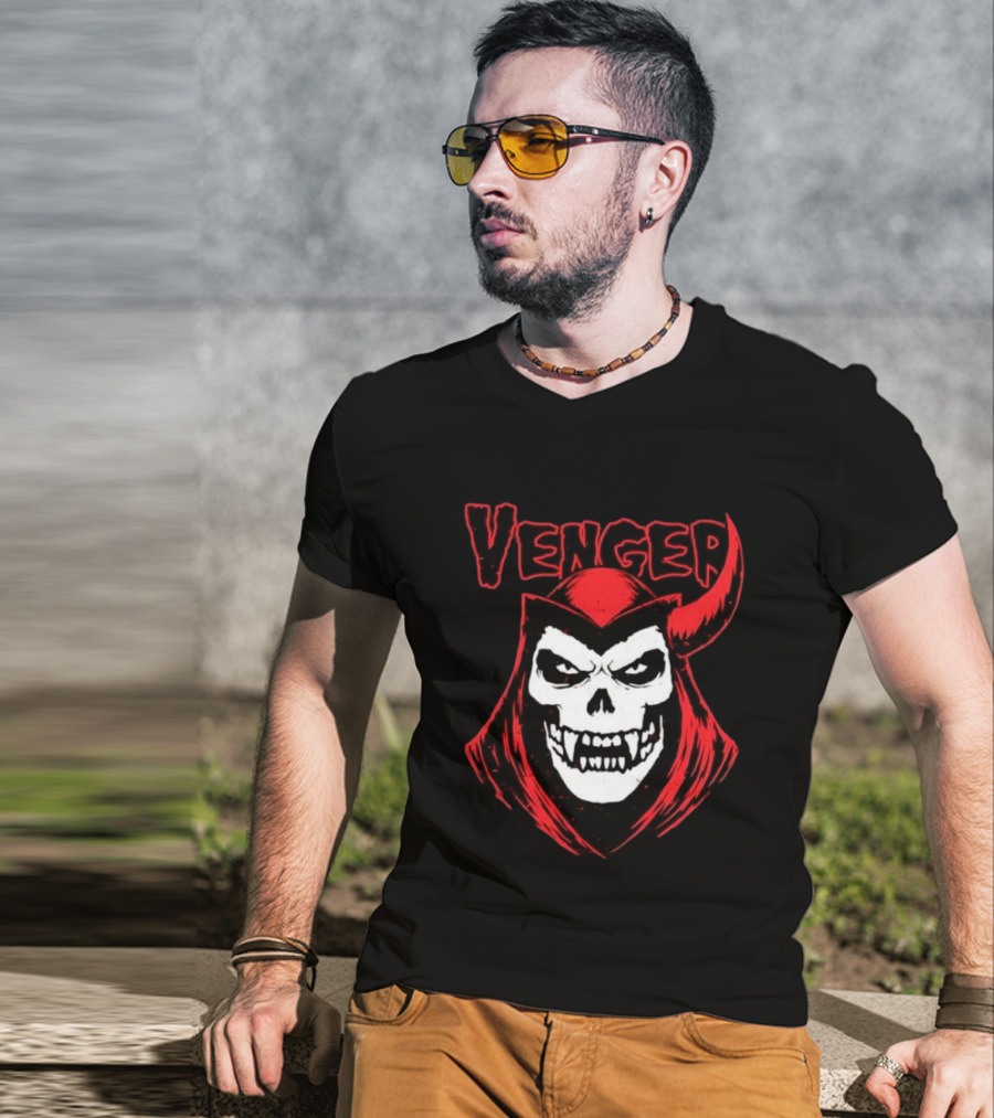 Venger Dungeons And Dragons Evil Villain Skull T-Shirt
