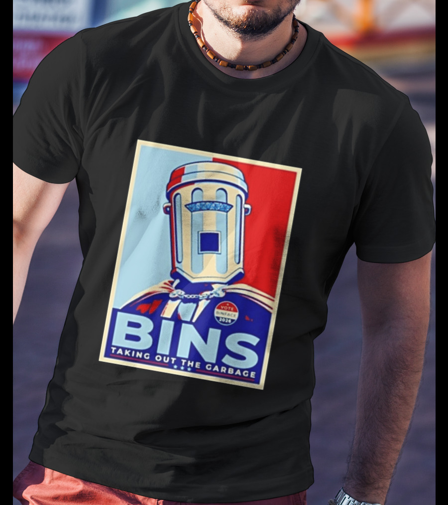 Binface Bins Hope Vote 2024 Taking Out The Garbage T-Shirt