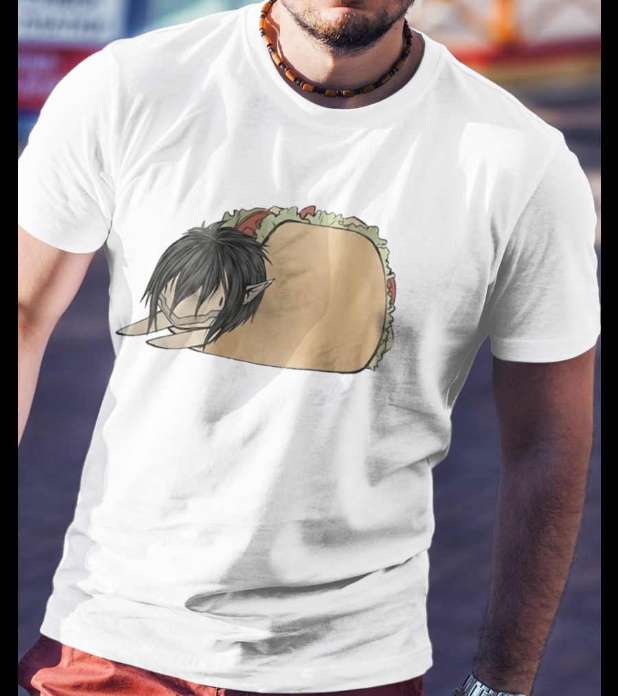 Attack On Titan A Taco On Titan Anime Mashup T-Shirt