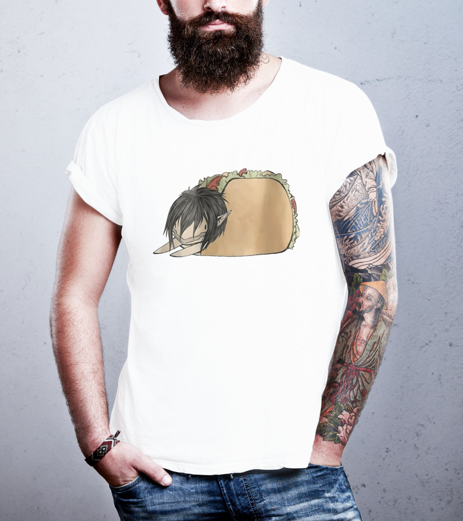 Attack On Titan A Taco On Titan Anime Mashup T-Shirt