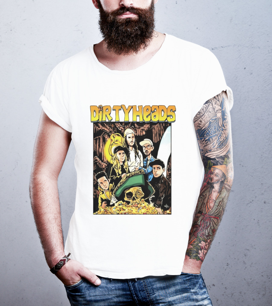 Dirty Heads Goonies Treasure Cave Adventure Tour 2024 T-Shirt