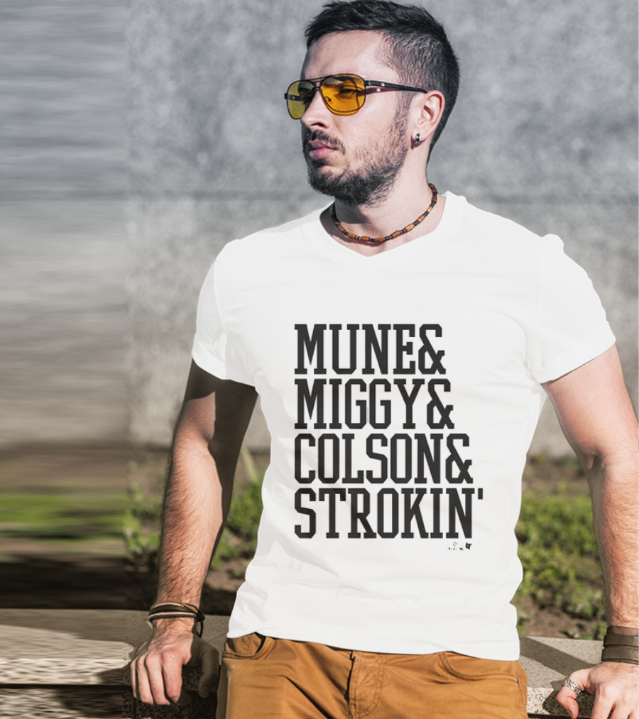 Munetaka Murakami Miguel Vargas Colson Montgomery Mune Miggy Strokin T-Shirt