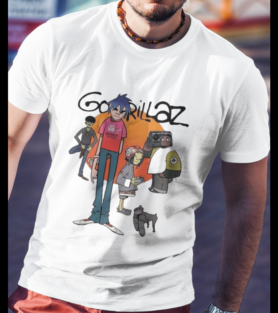 GORILLAZ 2026 Murdoc Niccals Noodle Russel Hobbs Band Shoot To Ill T-Shirt