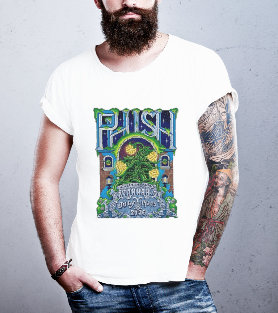 Phish Enmarket Arena Savannah Georgia July 14 15 2026 T-Shirt