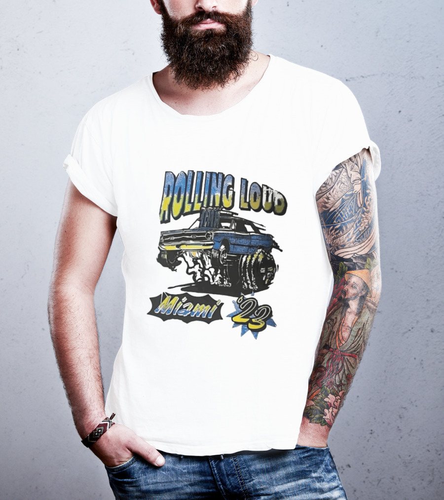 Rolling Loud Miami 2023 Hydraulics Vintage Car T-Shirt