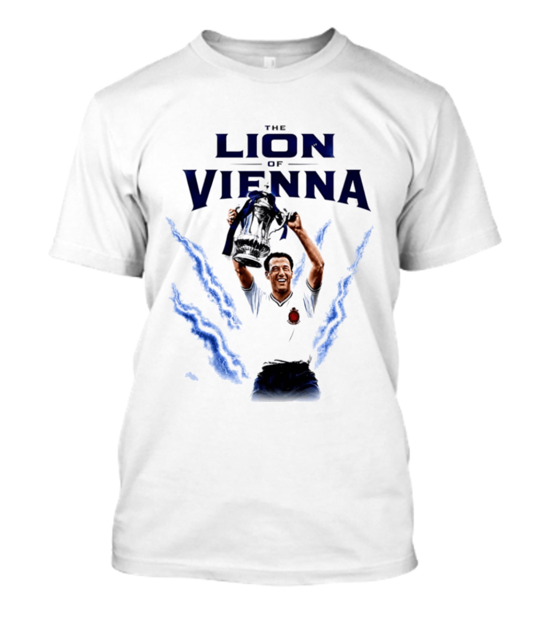 The Lion Of Vienna Nat Lofthouse Celebrating Bolton Football Victory T-Shirt
