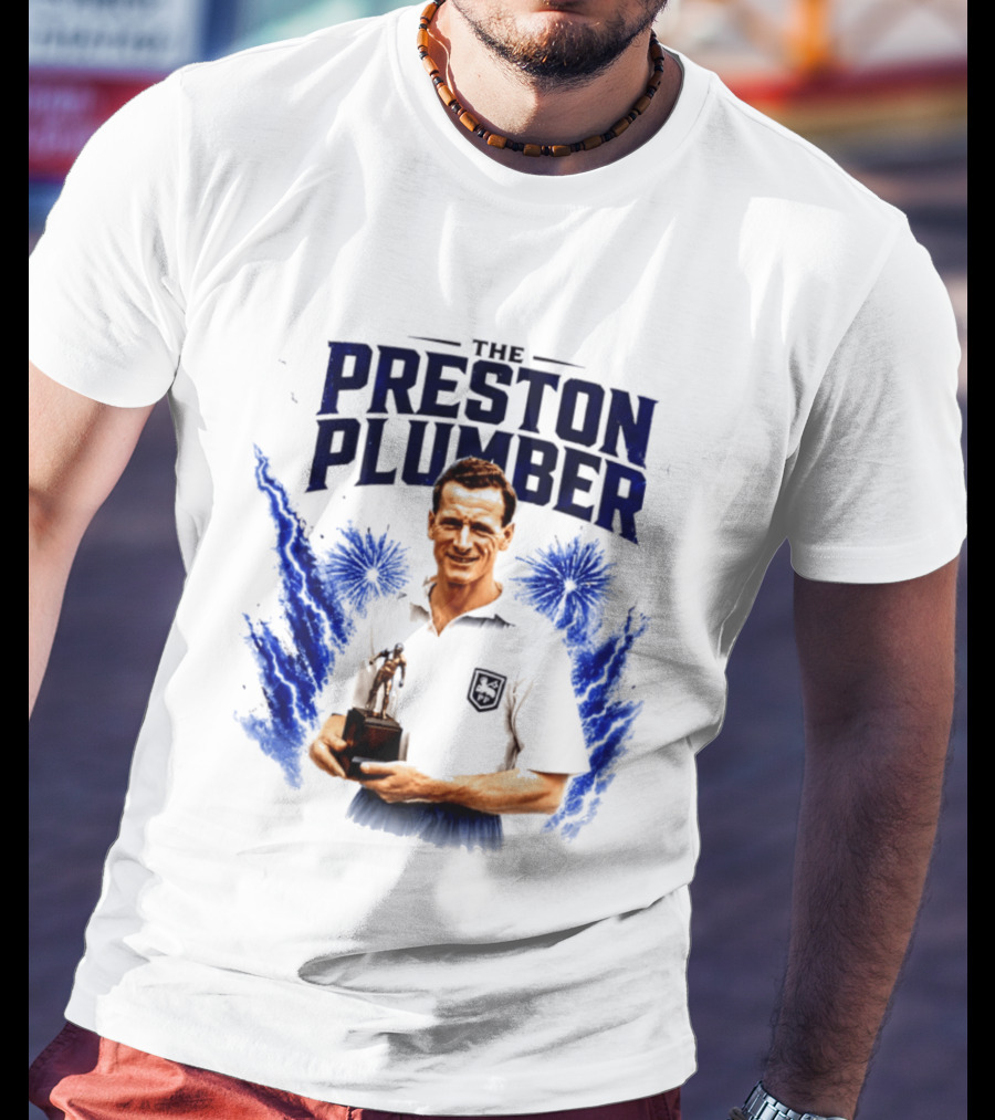 The Preston Plumber Tom Finney Football Legend T-Shirt