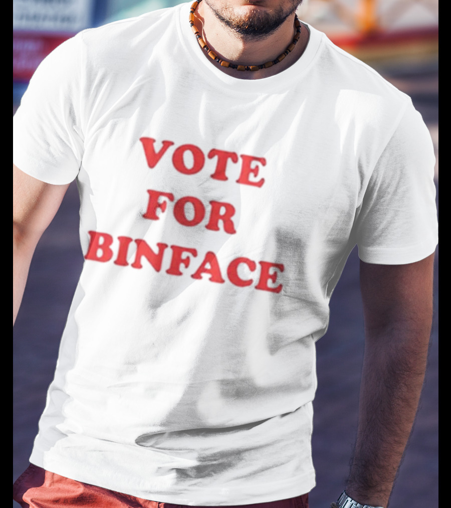Vote For Binface Ringer Napoleon Dynamite Nigel Farage T-Shirt