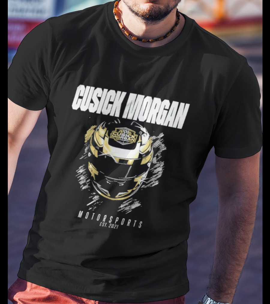 Cusick Morgan Motorsports Est 2021 Helmet Indy NXT 2026 T-Shirt