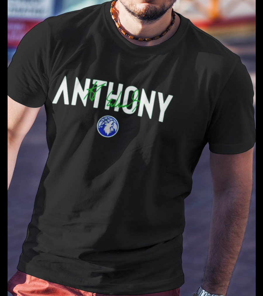 Anthony Edwards Minnesota Timberwolves Signature Font T-Shirt