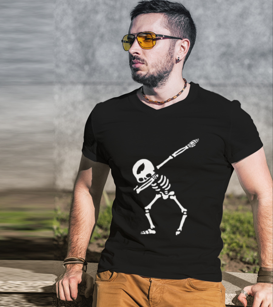 Philadelphia Eagles Dabbing Skeleton T-Shirt