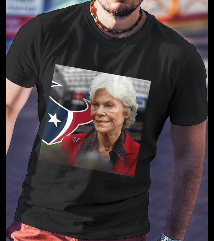 Houston Texans Co Founder Janice McNair Legacy Honored T-Shirt