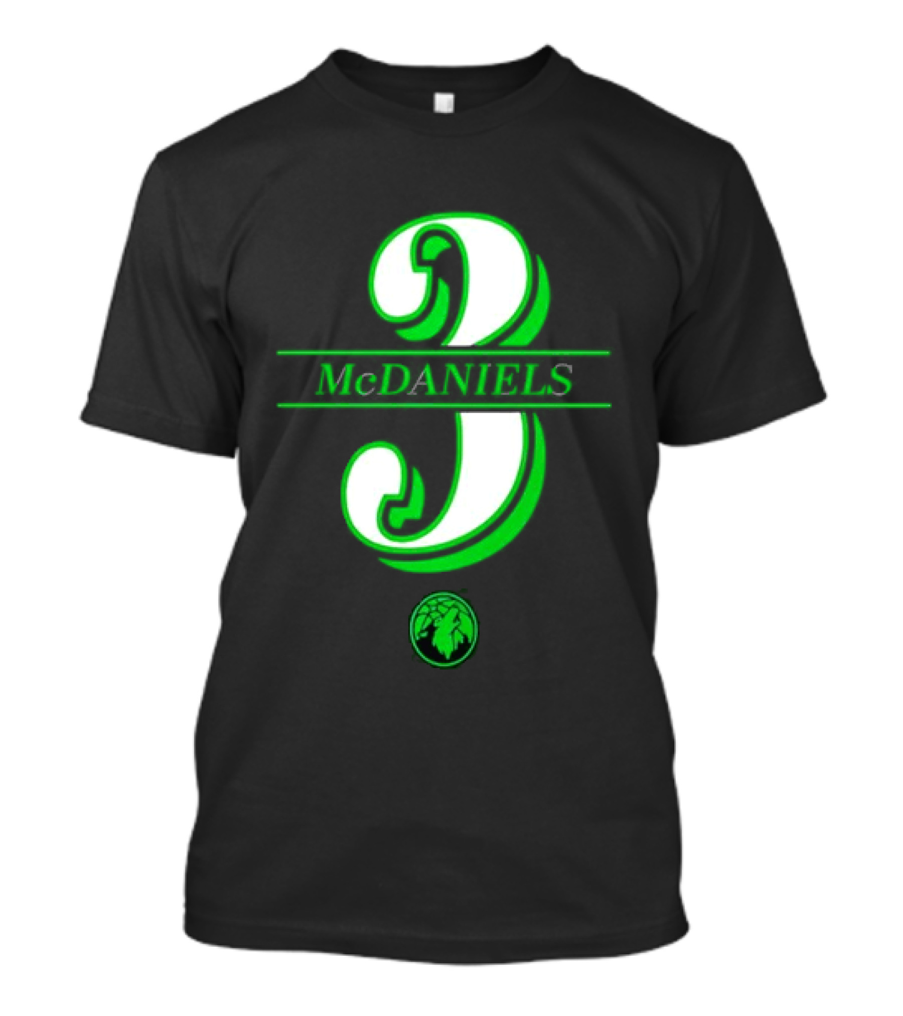 Jaden McDaniels Minnesota Timberwolves 3 McDaniels In The Paint T-Shirt