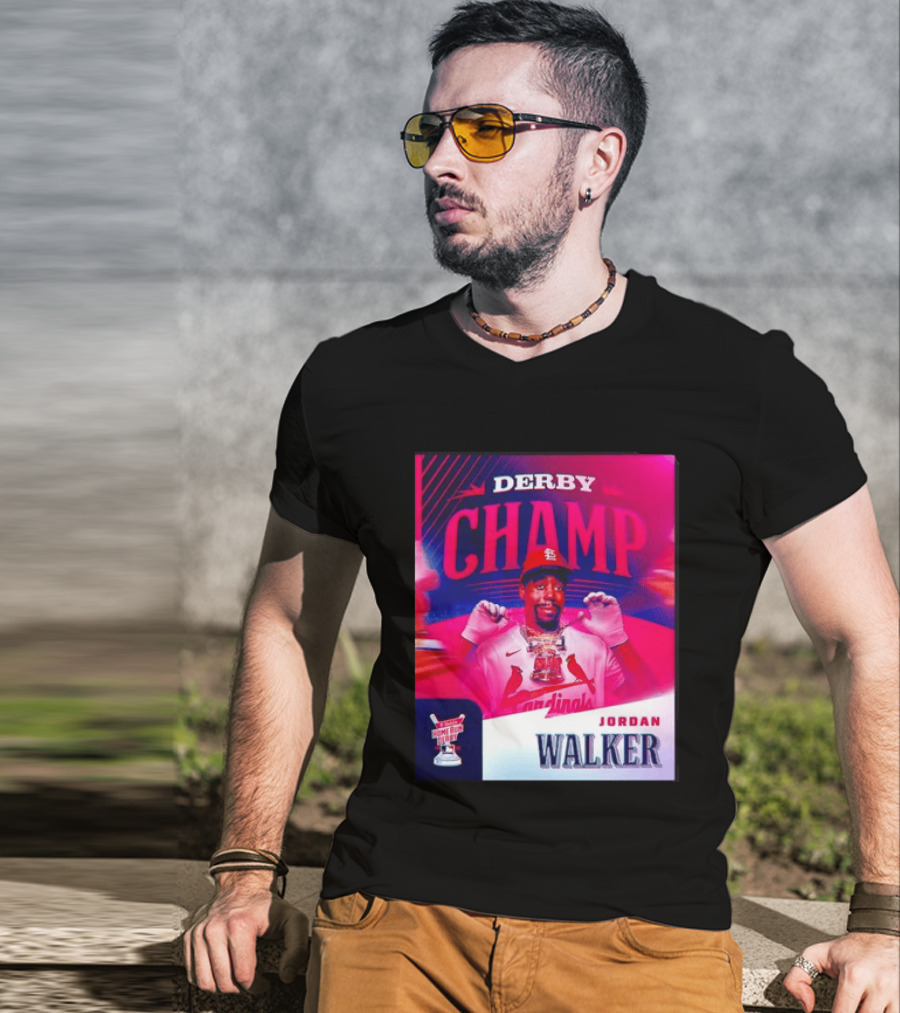 Jordan Walker St Louis Cardinals Home Run Derby Champ 2026 T-Shirt