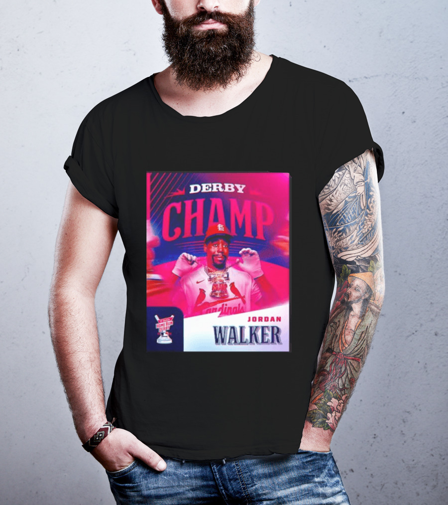 Jordan Walker St Louis Cardinals Home Run Derby Champ 2026 T-Shirt
