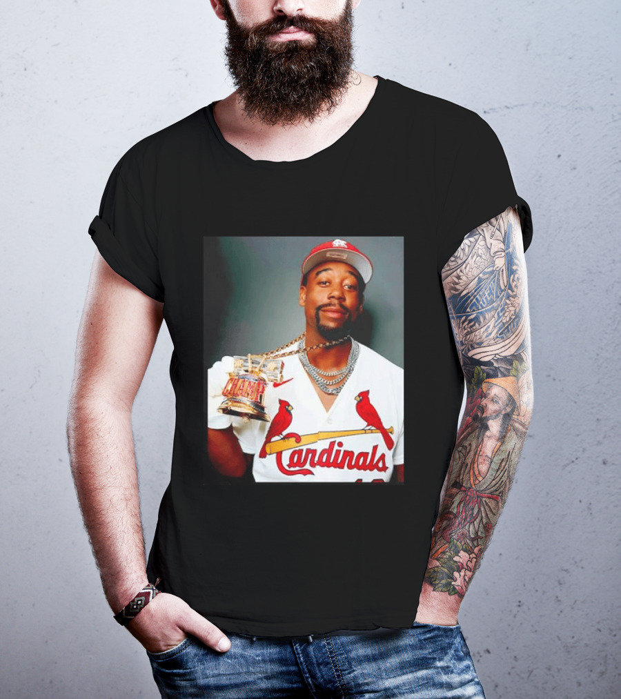 St Louis Cardinals Jordan Walker Champ Trophy Baseball T-Shirt