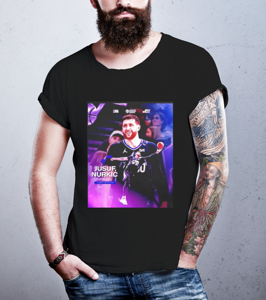 Jusuf Nurkić NBA Utah Jazz Contract 2 Years 22 Million T-Shirt