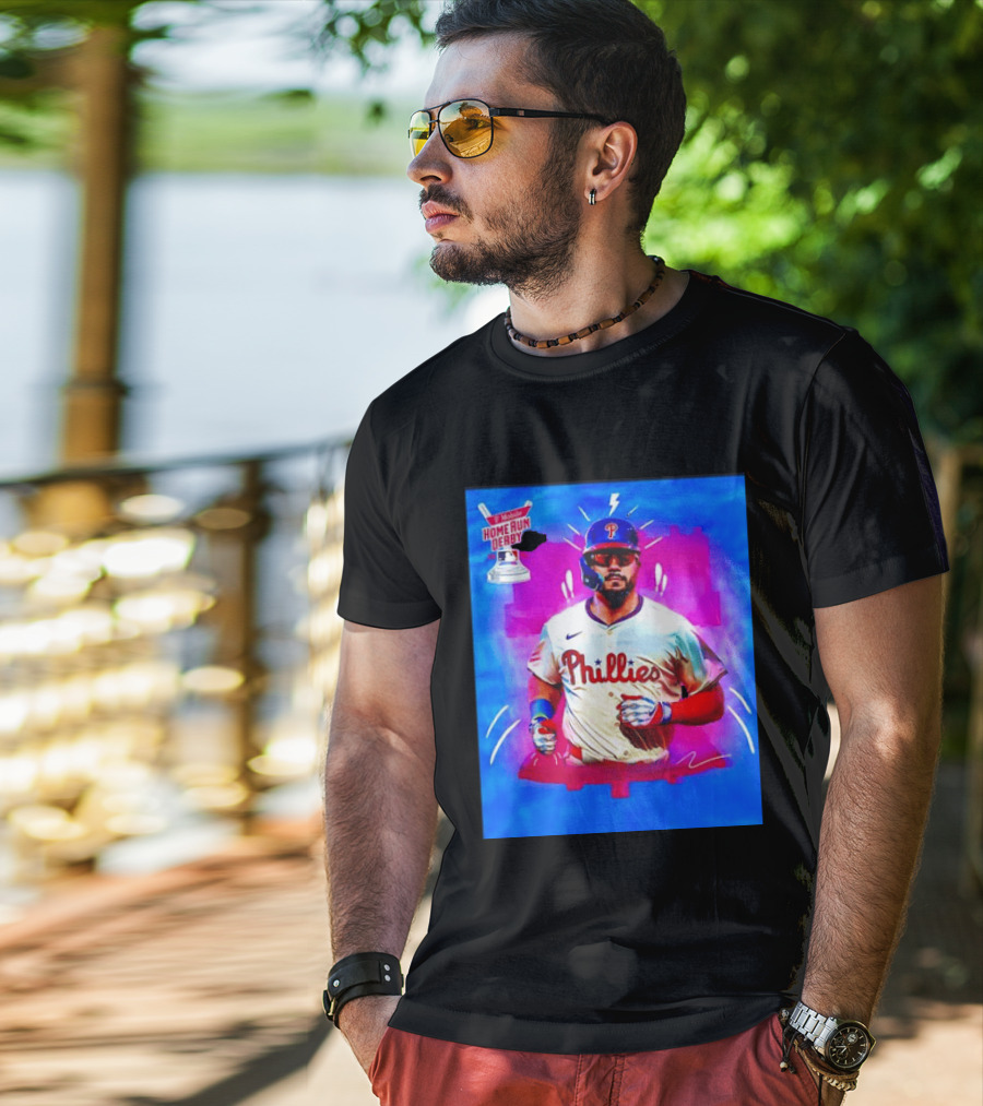 Philadelphia Phillies Kyle Schwarber 2024 Mobile Home Run Derby Highlights T-Shirt