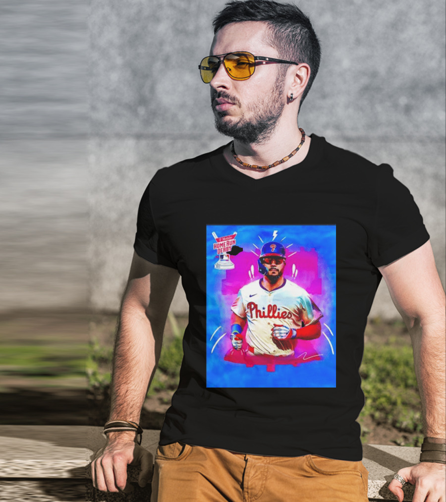Philadelphia Phillies Kyle Schwarber 2024 Mobile Home Run Derby Highlights T-Shirt