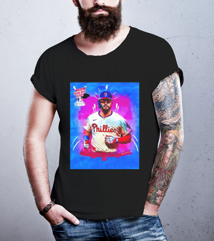 Philadelphia Phillies Kyle Schwarber 2024 Mobile Home Run Derby Highlights T-Shirt