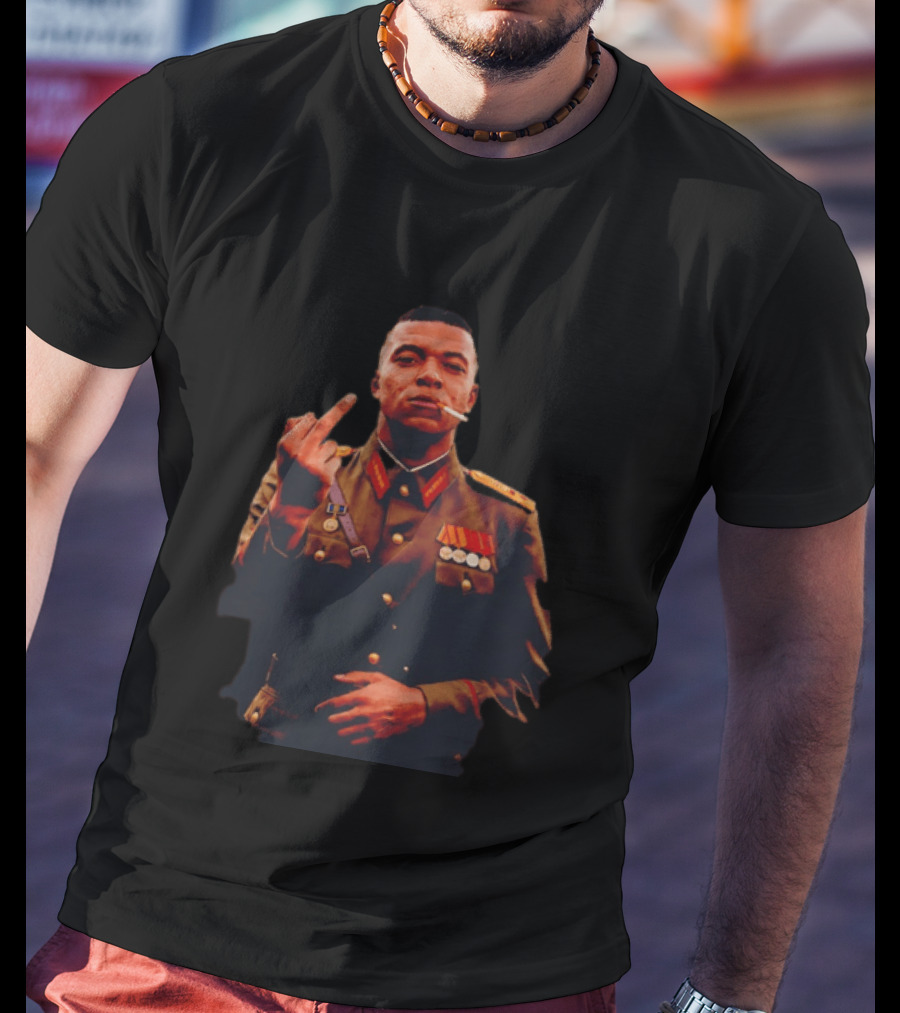 Kylian Mbappé Military General Salute T-Shirt
