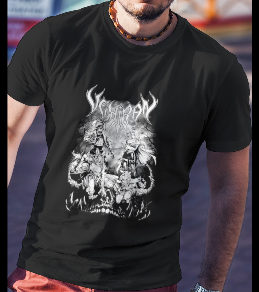 Metalcropolis NEKRO Variant Skull With Horns T-Shirt