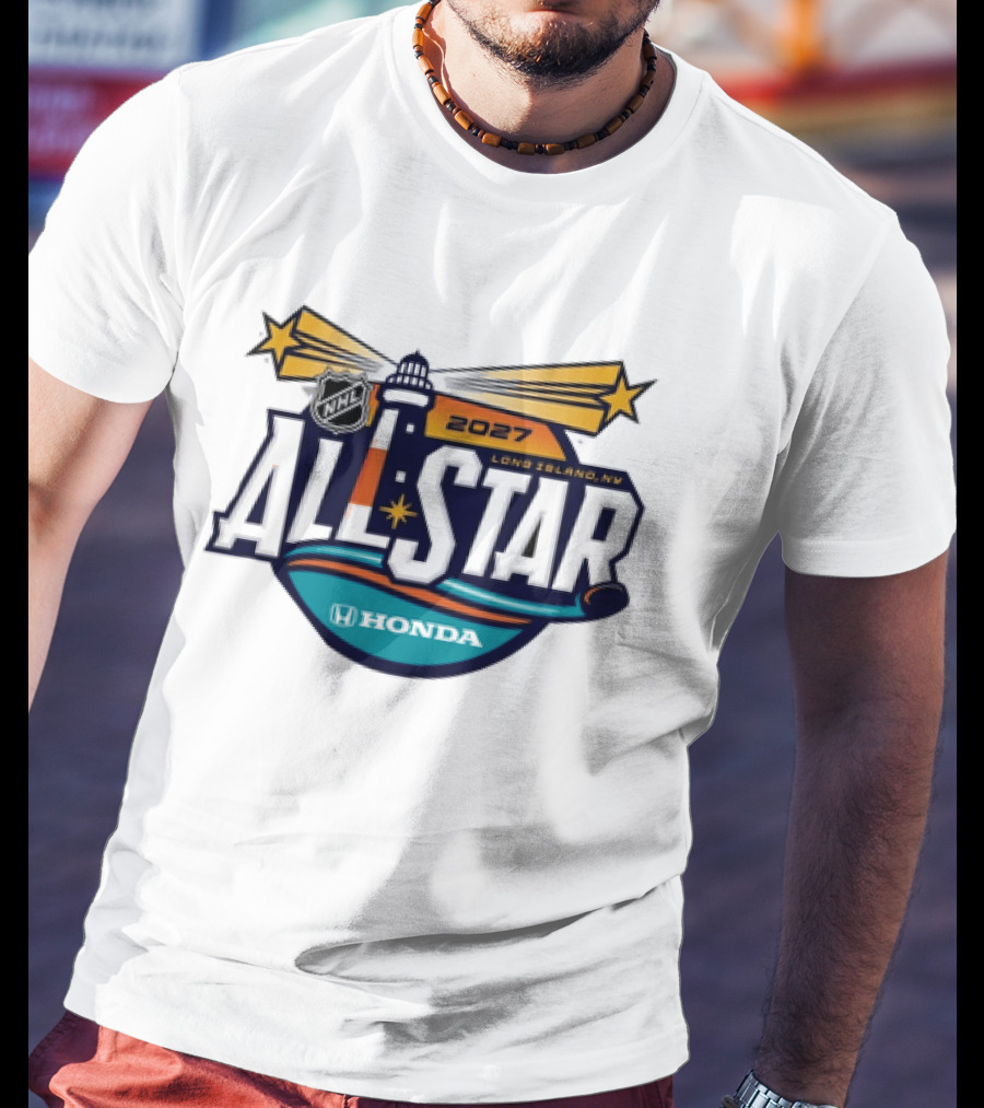 2027 NHL All Star Long Island Honda Lighthouse Stars T-Shirt