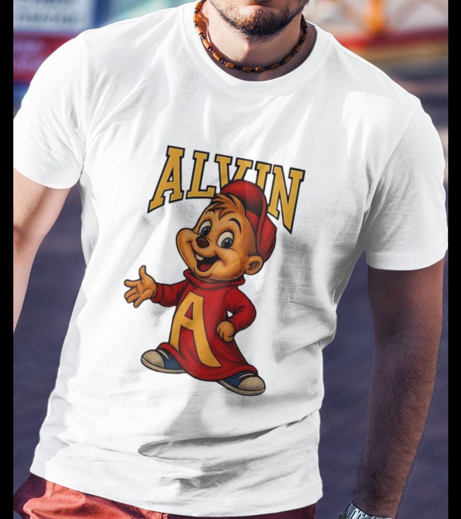 Alvin And The Chipmunks Alvin Character With Standing A T-Shirt