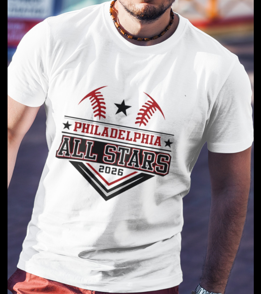 Philadelphia All Stars 2026 Baseball Star T-Shirt