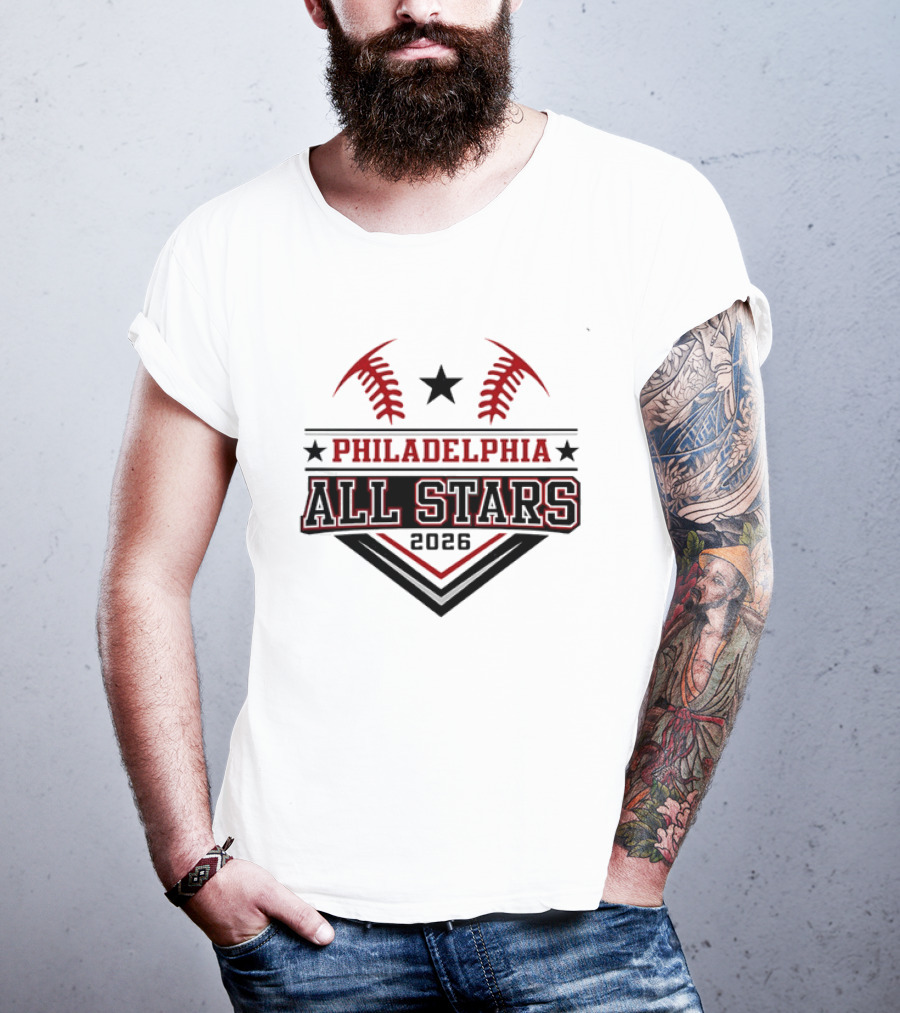 Philadelphia All Stars 2026 Baseball Star T-Shirt