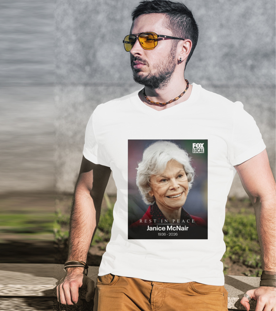Rest In Peace Janice McNair 1936 2026 FOX Local Memorial T-Shirt