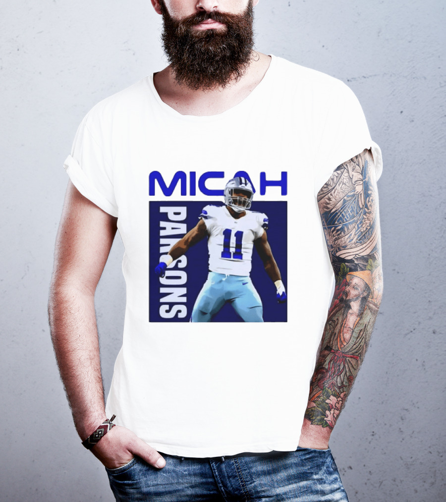 Micah Parsons Dallas Cowboys Number 11 NFL Football Star T-Shirt
