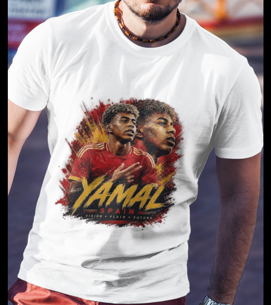 Yamal Spain Vision Flair Future Football T-Shirt