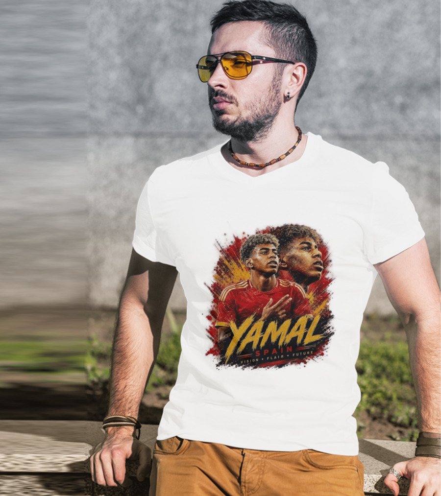 Yamal Spain Vision Flair Future Football T-Shirt