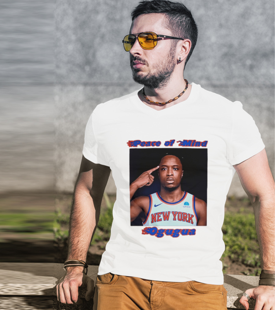 New York Knicks Basketball OG Anunoby Peace Of Mind Ogugua 2026 T-Shirt