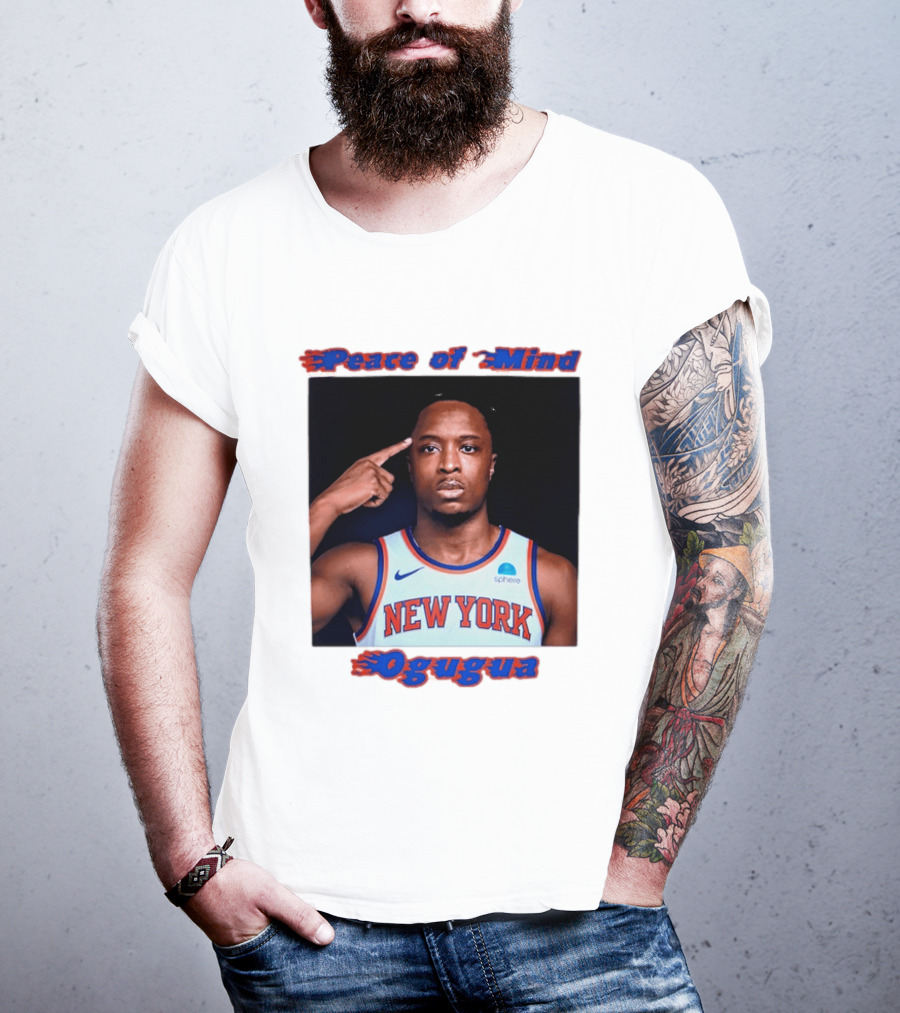 New York Knicks Basketball OG Anunoby Peace Of Mind Ogugua 2026 T-Shirt