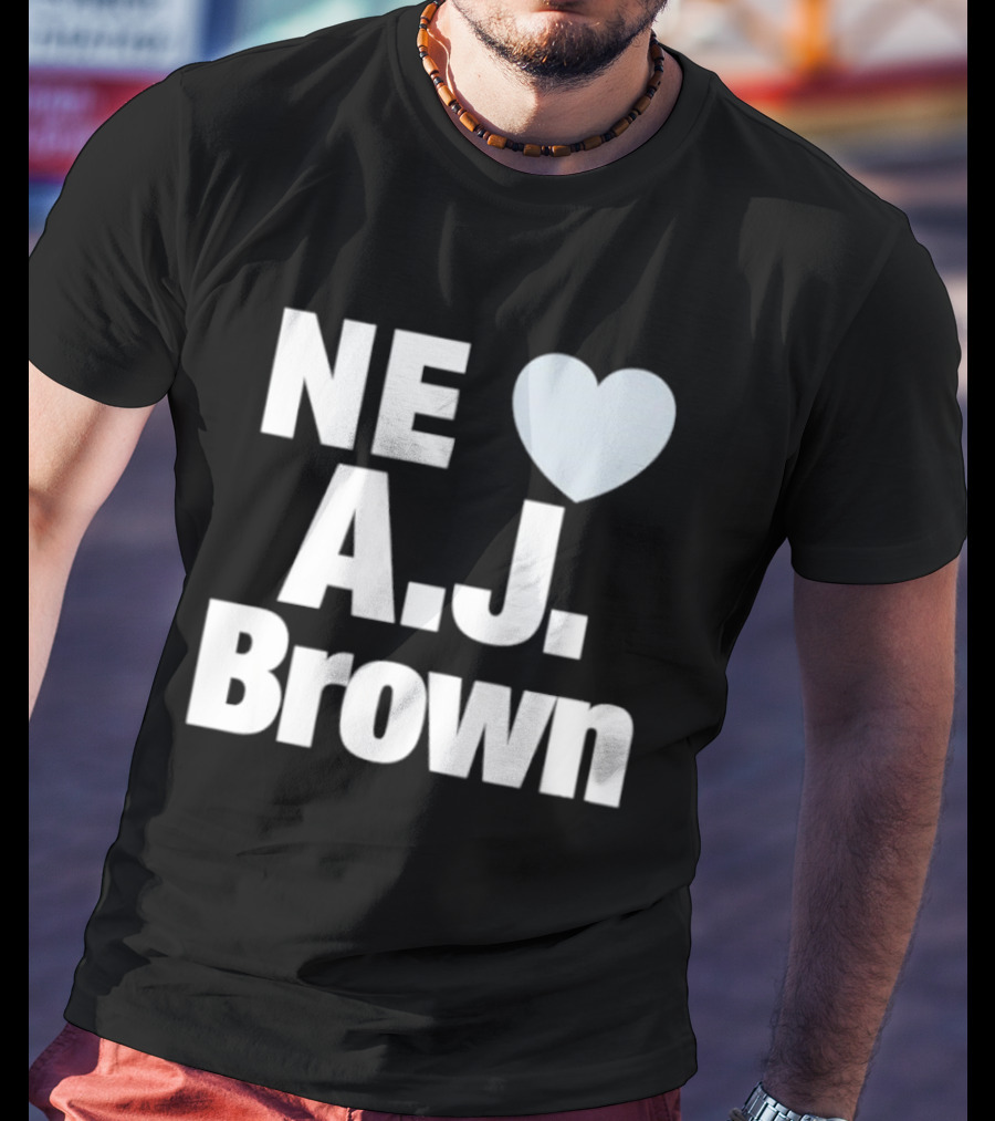 Philadelphia Eagles NE Heart A.J. Brown T-Shirt