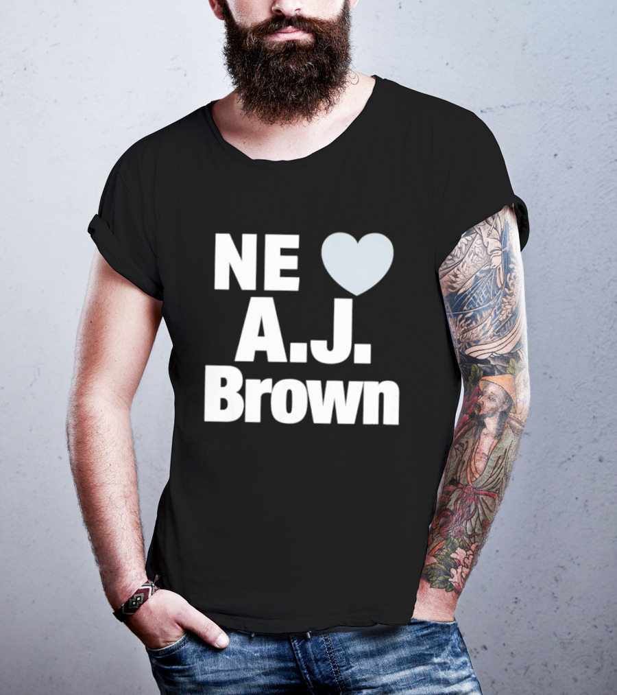 Philadelphia Eagles NE Heart A.J. Brown T-Shirt