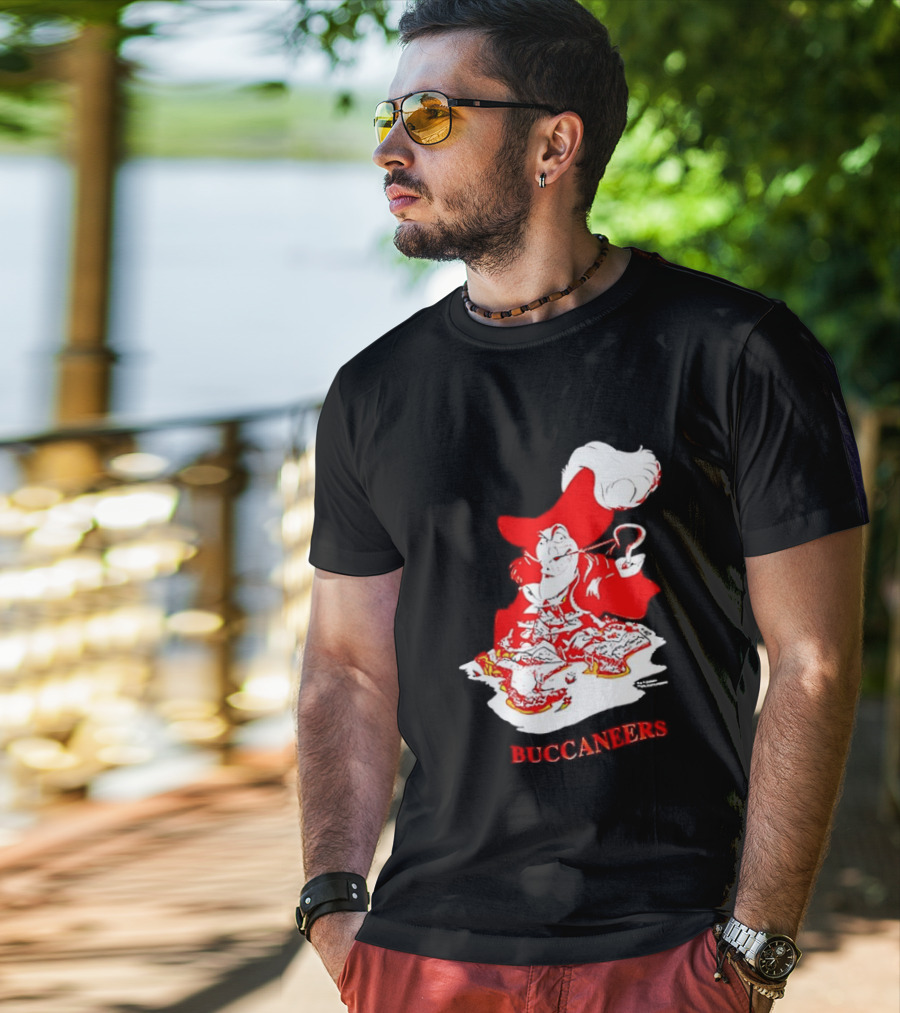 Captain Hook Buccaneers Pirate Tampa Bay T-Shirt