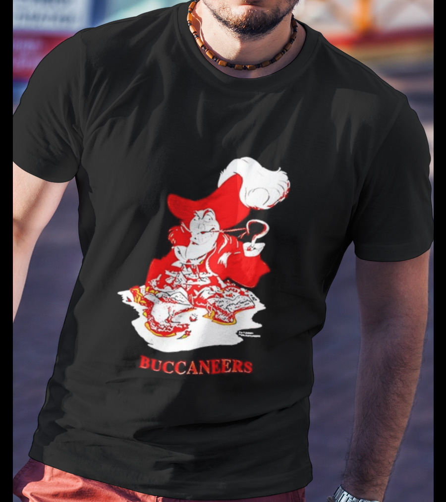 Captain Hook Buccaneers Pirate Tampa Bay T-Shirt