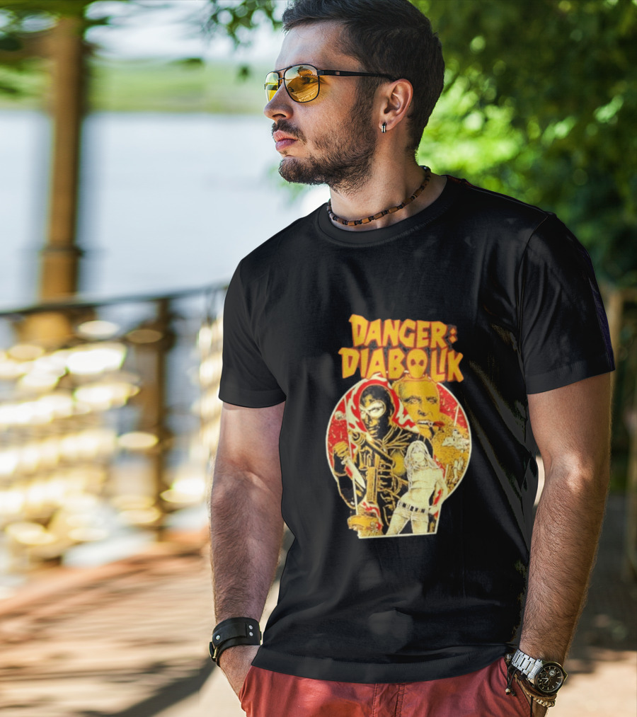 Danger Diabolik Italian Comic Mario Bava T-Shirt
