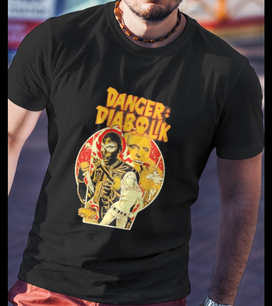 Danger Diabolik Italian Comic Mario Bava T-Shirt