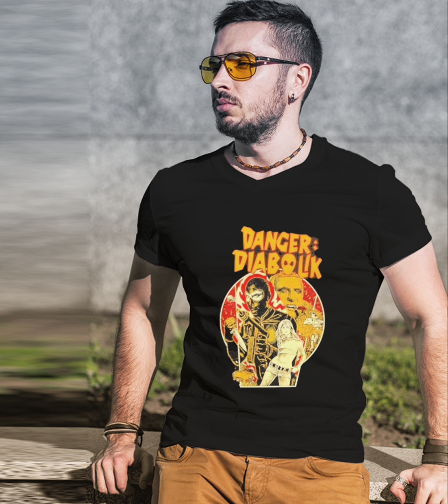 Danger Diabolik Italian Comic Mario Bava T-Shirt