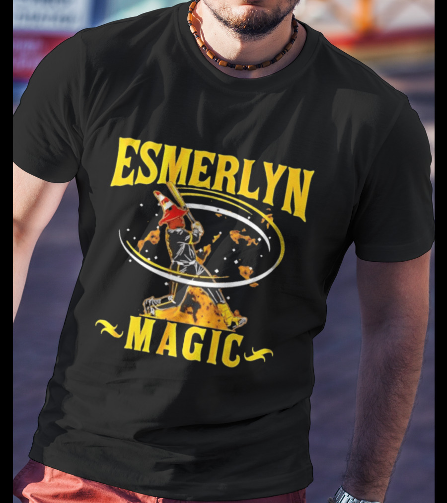 Esmerlyn Magic Baseball Players Association Swinging Batter T-Shirt