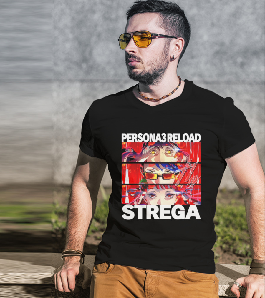 Takaya Sakaki Jin Shirato Chidori Yoshino Persona 3 Reload Strega Characters Persona 3 Reload T-Shirt
