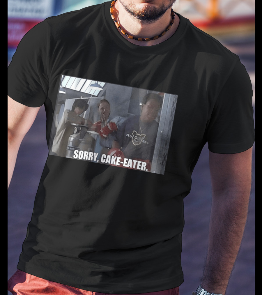 The Mighty Ducks Sorry Cake Eater Ice Hockey Scene T-Shirt