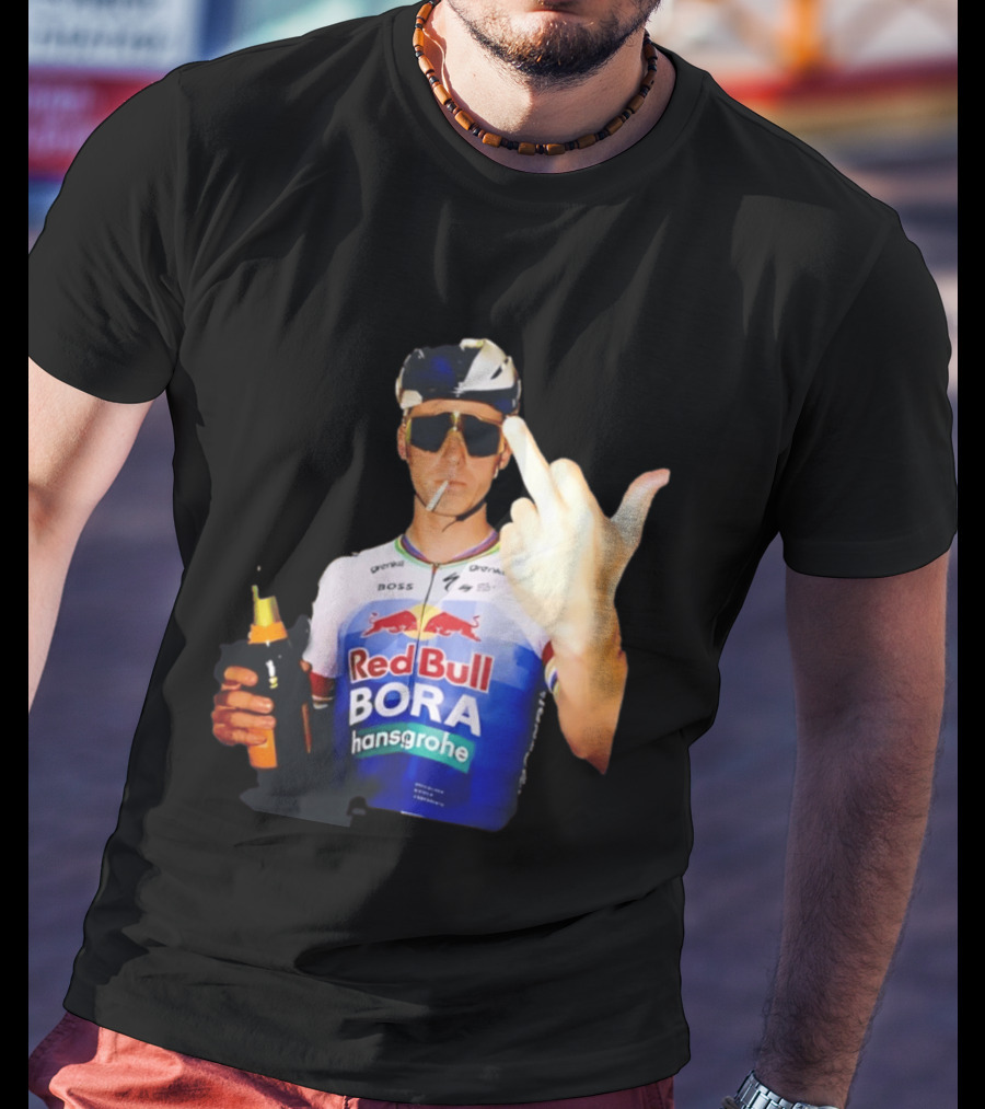 Remco Evenepoel Red Bull BORA Hansgrohe Smoking Gesture T-Shirt